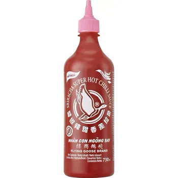 Omáčka Flying Goose Chilli omáčka Sriracha extra pálivá bez MSG 730 ml