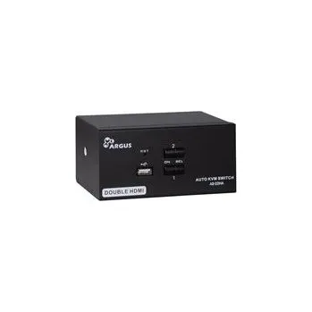 Switch Inter-Tech KVM Switch AS-22HA HDMI, 2 Port, metalíza (88887243)
