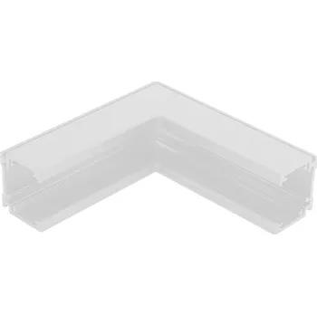 LED lišta Illuxtron Vertikální rohový profil pro 48V lišty Barva: Bílá 0DEP03MW0002