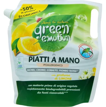 Mycí prostředek Green Emotion Piatti náhradní náplň 1l Green Emotion Piatti náhradní náplň 1l