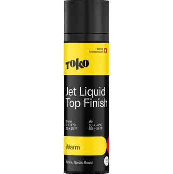 Lyžařský vosk TOKO Jet Liquid Top Finish Warm, +10°C až -4°C, 70 ml, sprej