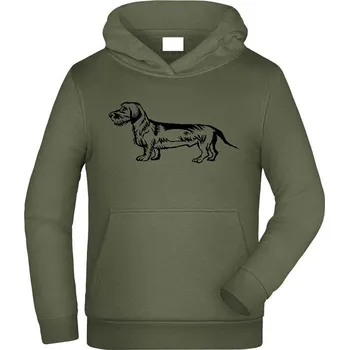 Pánská mikina Myslivecká Mikina dětská Jezevcik 2