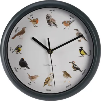 Hodiny Home Styling Collection Nástěnné hodiny s ptačím zpěvem