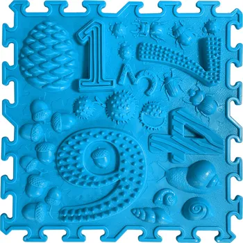 Ortonature - ortopedická podlaha Pojďme hrát matematiku 9 měkká Modrá pastelová