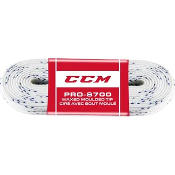 Tkaničky CCM Proline Bavlněné 274cm, bílá, 108" CCM