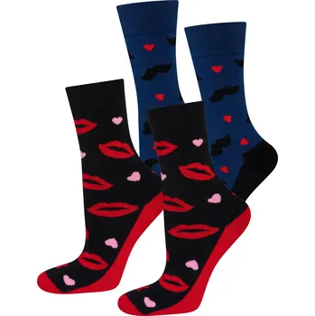 Dámské ponožky Soxo Dámské ponožky, 2 páry (pan a paní)