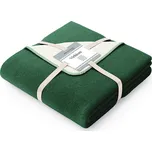 Deka AmeliaHome Virku láhvově zelená/ecru, velikost 150x200