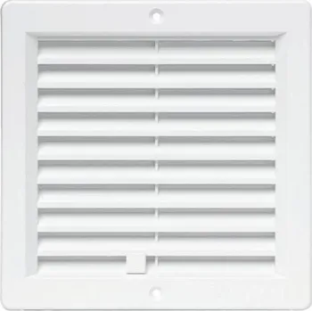 Větrací mřížka HACO 0213 větrací mřížka s rámečkem uzavíratelná 150 x 150 mm bílá