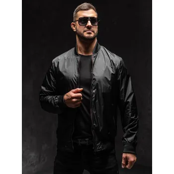 Černá pánská přechodová bunda bomber Bolf 7116A1 - XL