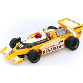 auto na autodráhu ITES RACING, s.r.o. Renault RE-20 Turbo startovní číslo 16 - motor 20 OOO ot -model SRC (Slot Racing Car)