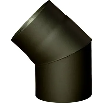 Kouřovod Koleno kouřové 654086 zahnuté 120 mm 45° černé