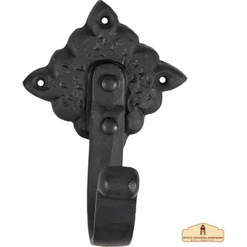Karnevalový kostým Výprodej Rustikální kovaný železný nástěnný háček 10x10 cm, robustní retro háček pro zavěšení kabátu, tašky, atd. - Outlet