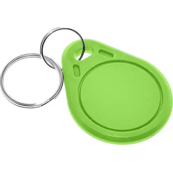RFID NFC čip S50 13.56MHz klíčenka zelená
