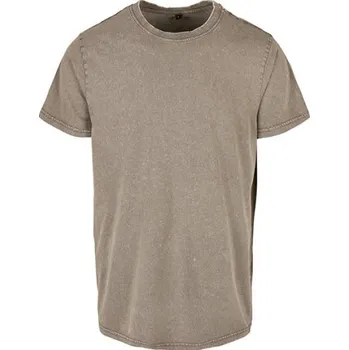 Build Your Brand Pánské triko BY190 Dark Khaki 4XL