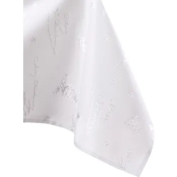 ubrus Ubrus/běhoun na stůl AmeliaHome CHRISTMAS EVE stříbrný, velikost 80x80