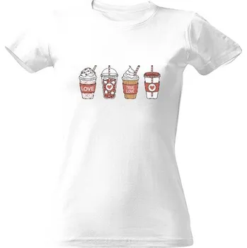 Dámské tričko Tričko s potiskem Valentýn selflove dámské