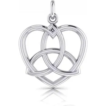 Přívěsek stříbrný přívěsek Keltské srdce