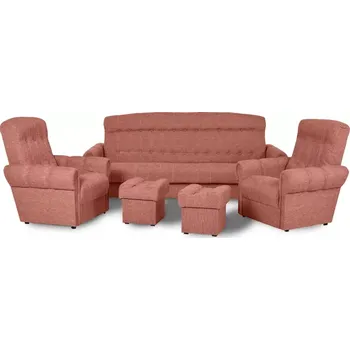 Sedací souprava Sedací souprava Swarz, červená (Vasco 2050/14)