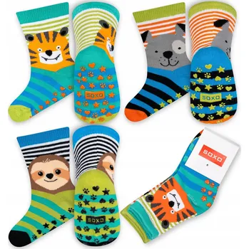 SOXO dětské ponožky se zvířátky, 3 páry