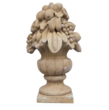 Zahradní dekorace Zahradní socha „Váza s ovocem“