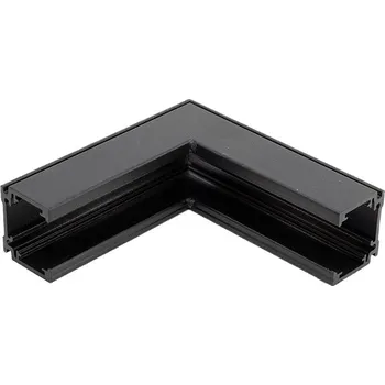 LED lišta Illuxtron Vertikální rohový profil pro 48V lišty Barva: Černá 0DEP03BL0002