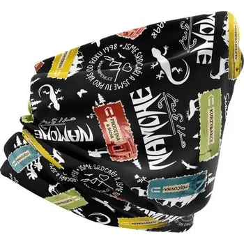 Šátek Šátek Namche Outdoor multifunkční černý s bílou