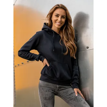 Dámské oblečení Černá dámská mikina anorak Bolf W02B - S