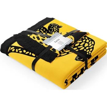 deka Deka AmeliaHome Zaria černá/žlutá, velikost 150x200