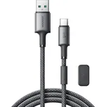 JOYROOM 99359 JOYROOM S-A50 Kabel s magnetickým organizérem USB / USB Typ-C 1.2 metru šedý