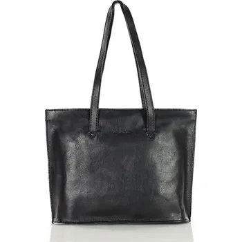 Kabelka Marco Mazzini Kožená kabelka přes rameno Mazzini M420 černá