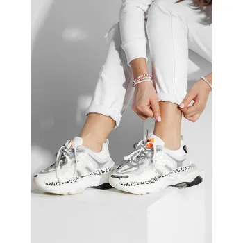 Dámské tenisky Bílé dámské kotníkové tenisky sneakersy Bolf BX1826 - 38