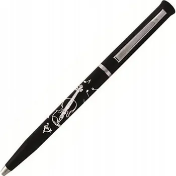 Hudební propiska s houslemi - černá