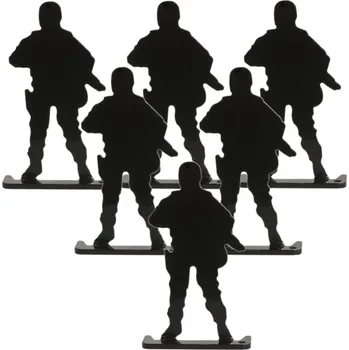 Terč na sportovní střelbu Beast Hunter Terče kovoví vojáci 6ks