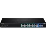TRENDnet 20-port Gigabit Web Smart POE+ Switch s 2 SFP (TPE-1620WSF)