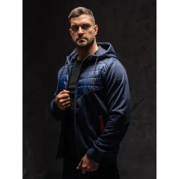 Tmavě modrá pánská přechodová bunda Bolf KS2149A1 - XL