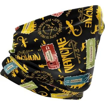 Šátek Šátek Namche Outdoor multifunkční černý se žlutou