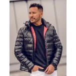 Černá pánská sportovní přechodová prošívaná bunda Bolf 2147A - 3XL