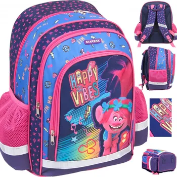 Školní batoh Školní batoh Trolls Starpak s více přihrádkami, vícebarevný