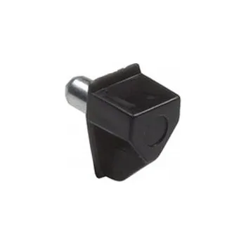 Koupelnový nábytek Podpěrka police nábytku držák černý 8 kusů