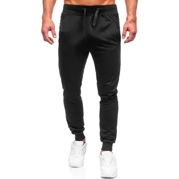Pánské oblečení Černé pánské jogger kalhoty Bolf XW02 - 2XL