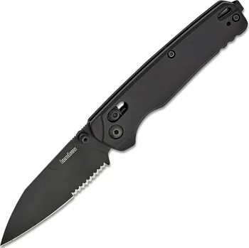 kapesní nůž Kershaw Bel Air 6105BLKST Černý PVD MagnaCut Zoubkovaný, Černý Hliník, kapesní nůž