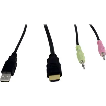 Switch Inter-Tech KVM Switch AS-42HA HDMI, 4 Port, metalíza (88887244)