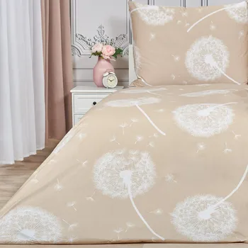 Povlečení Povlečení Pampelišky béžové: 140x200cm, 70x90cm