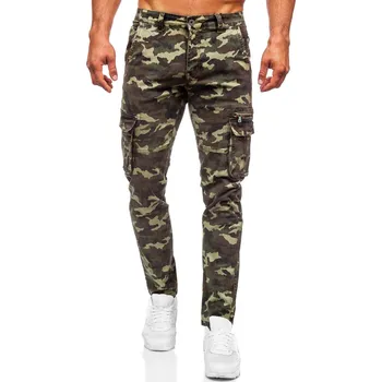 Pánské kalhoty Khaki pánské džíny regular fit Bolf KA807-32 - 28/XS