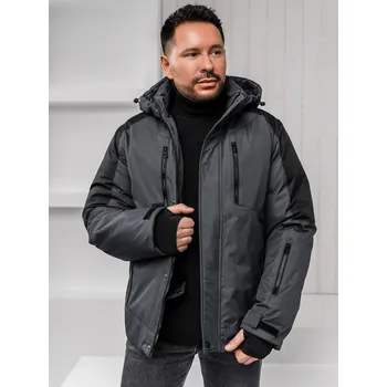 Grafitová pánská zimní bunda Bolf 91M9902A1 - M/50