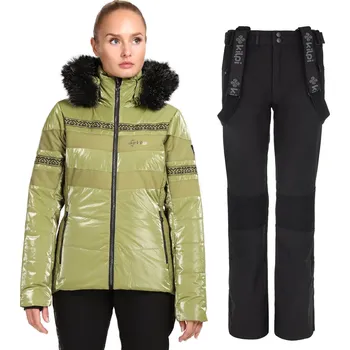 Dámský lyžařský komplet Dalila GRN 44 + Dione BLK 44