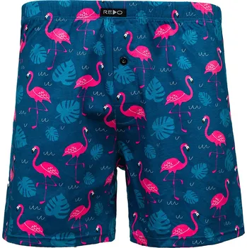 Boxerky Modré pánské bavlněné boxerky Bolf 1BB145 - 2XL