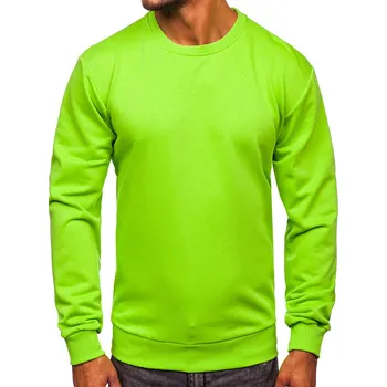 Pánská mikina Světle zelená pánská mikina bez kapuce Bolf 171715 - M