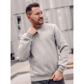 Pánská mikina Šedá pánská mikina bez kapuce Bolf 2001A2 - M