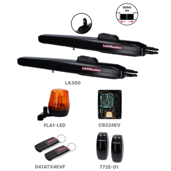 Pohon brány LiftMaster sada pro dvoukřídlovou bránu do 3m/křídlo